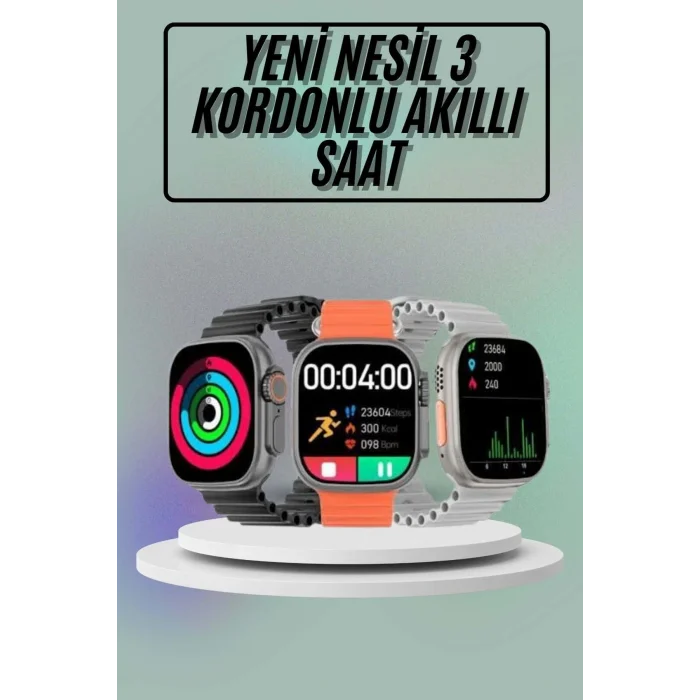 Akıllı Saat Çok Fonksiyonlu Uzun Pil Ömürlü Çağrı Cevaplayabilen Kol Saati
