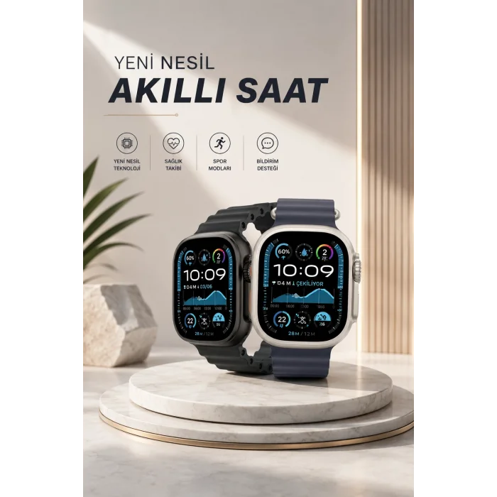 Akıllı Saat Sesli Görüşme Titreşimli GPS Bağlantısı Müzik Dinleme Sosyal Medya Bildirimleri