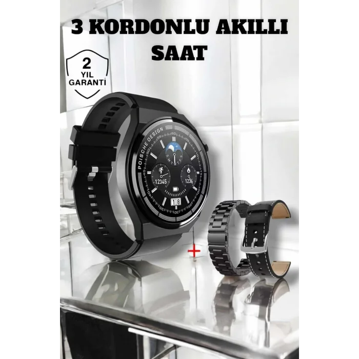 Akıllı Saat Uyku Ve Sağlık Takibi Bildirim Görme Arama Cevaplama