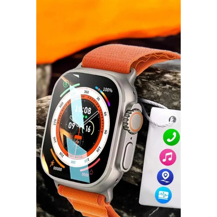 Akıllı Saat Uyku ve Spor Takibi Yeni Nesil Bluetooth Bağlantılı Amoled Ekran