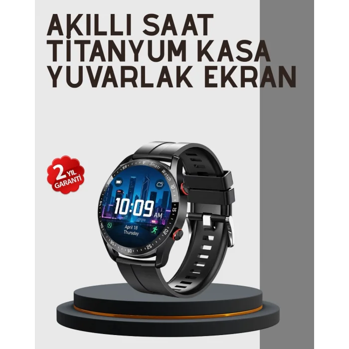 Akıllı Saat Yeni Model Sesli Asistan Bildirim Görme Bluetooth Bağlantılı Müzik Dinleme