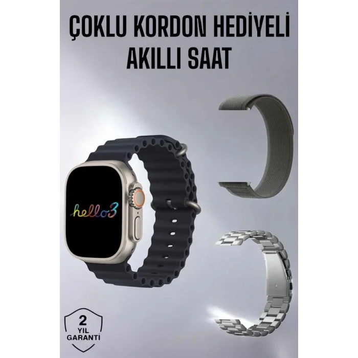 Akıllı Saat Yeni Nesil Bluetooth Bağlantılı Uyku Sağlık Takibi GPS Ve NFC Uyumlu