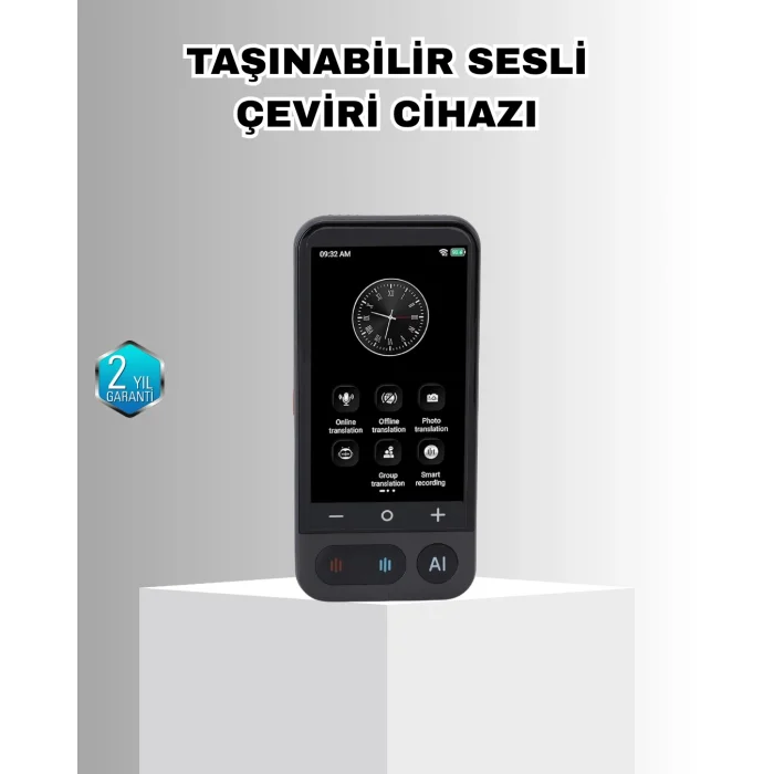 Akıllı Taşınabilir Tercüman – 17 Çevrimdışı, 139 Çevrimiçi Dil Desteği