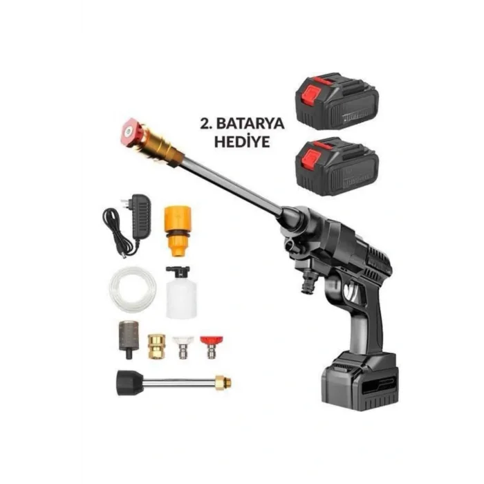 Akülü Oto Araç Yıkama Yüksek Basınçlı Araba Yıkama Makinesi Şarjlı