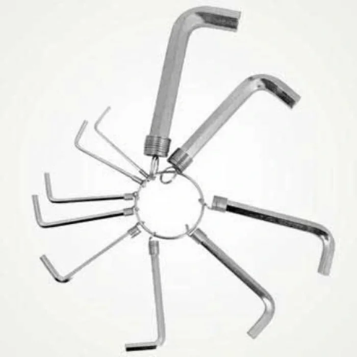 Allen Anahtar Takım Altı Köşeli 10 Parça Alyan (5047)