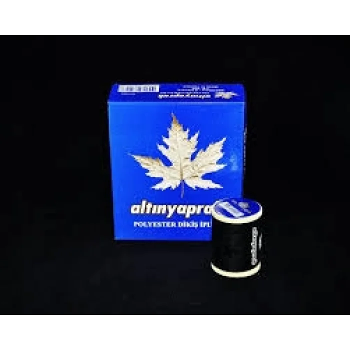 ALTINYAPRAK ( 6PCS ) ( SİYAH ) ( 900 MT ) DİKİŞ İPLİK*100