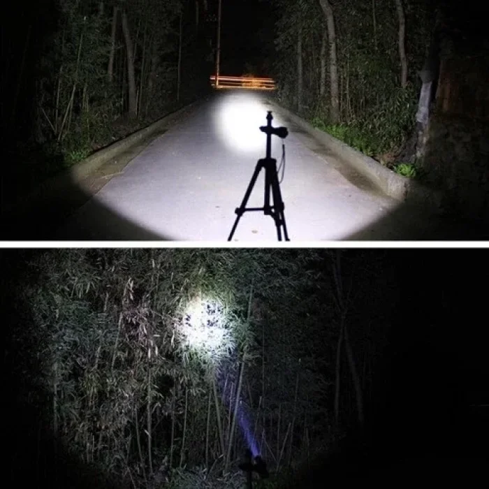 Alüminyum şarjlı Zoomlu El Feneri F6055