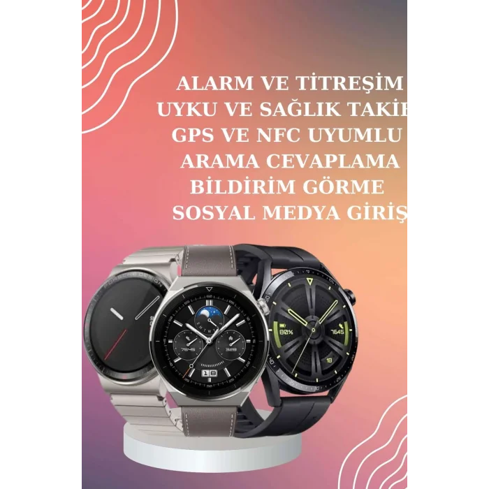 ANC Özellikli Bluetooth Kulaklık ve Amoled Ekran Akıllı Saat Uyku ve Sağlık Takibi Nabız Ölçer