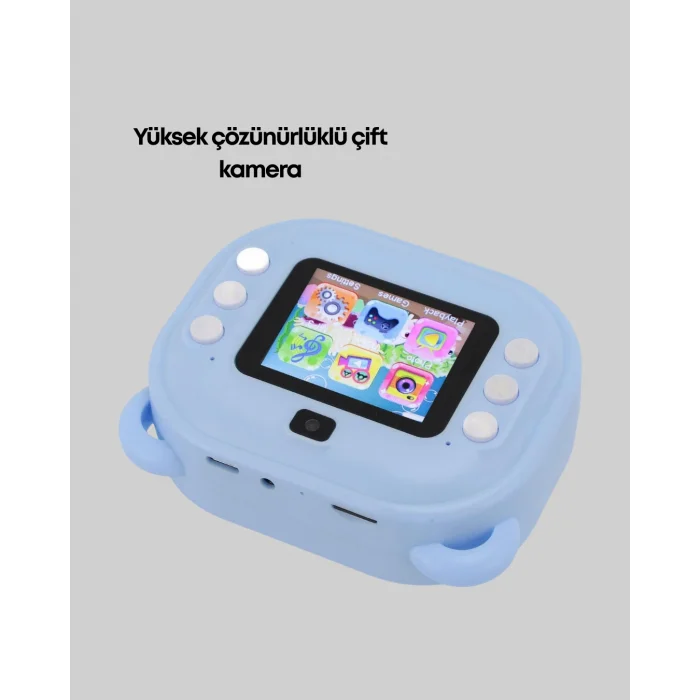 Anında Baskı Özellikli Şipşak Kamera – 24MP HD Çift Lensli, 32GB Hafızalı