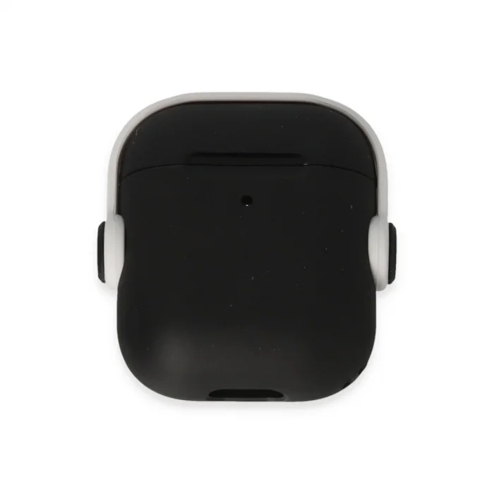 Apple Airpods 2 (2.nesil) Cool Kılıf - Siyah-beyaz