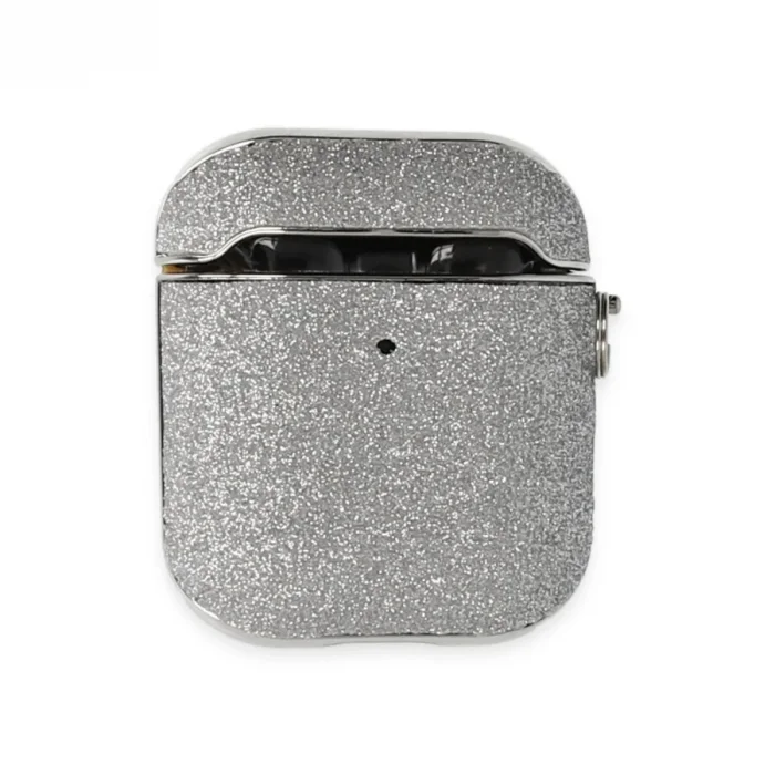 Apple Airpods 2 (2.nesil) Spell Simli Kılıf - Gümüş