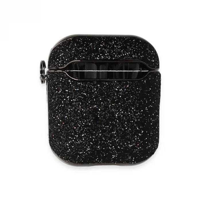 Apple Airpods 2 (2.nesil) Spell Simli Kılıf - Siyah