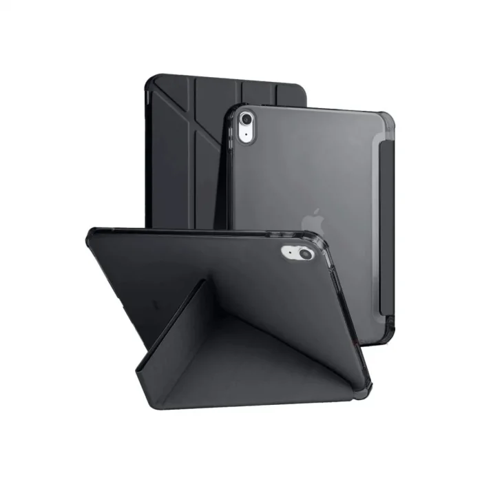 Apple İpad 2022 10.9 (10.nesil) Kılıf Kalemlikli Mars Tablet Kılıfı - Siyah