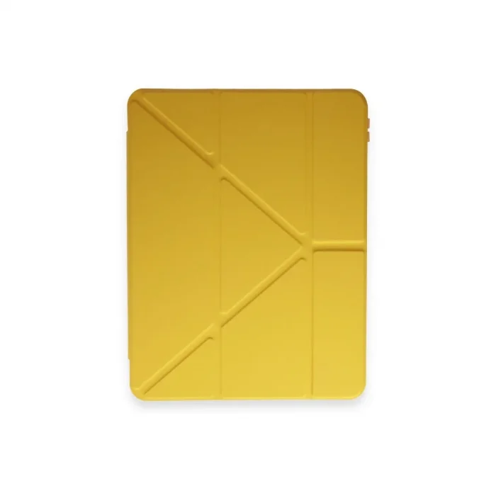 Apple İpad Pro 11 (2018) Kılıf Kalemlikli Mars Tablet Kılıfı - Açık Sarı