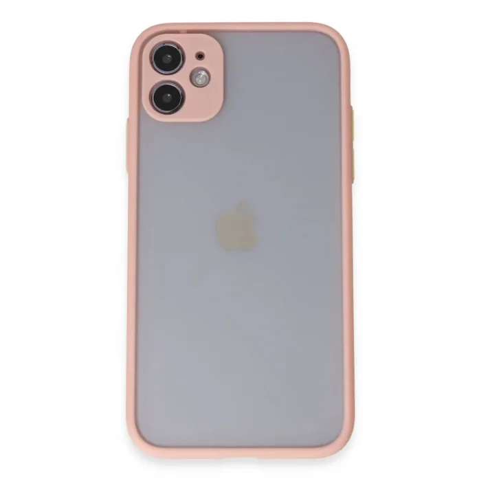 Apple İphone 11 Kılıf Montreal Silikon Kapak - Pembe
