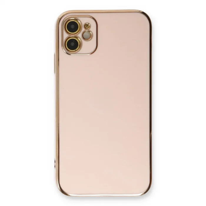 İphone 11 Kılıf Volet Silikon - Pembe