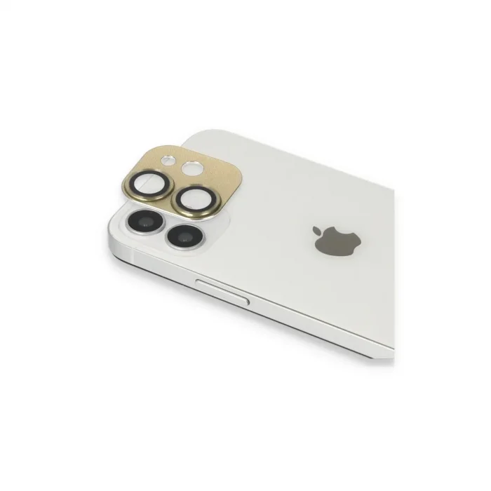 Apple İphone 11 Pers Alüminyum Kamera Lens - Gold