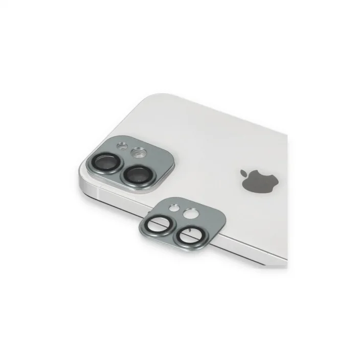 Apple İphone 11 Pers Alüminyum Kamera Lens - Yeşil