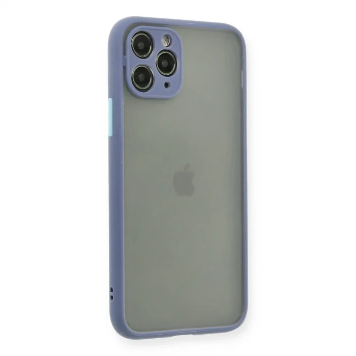 Apple İphone 11 Pro Kılıf Montreal Silikon Kapak - Gri
