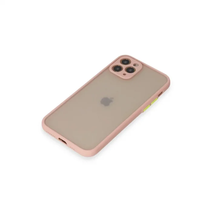Apple İphone 11 Pro Kılıf Montreal Silikon Kapak - Pembe