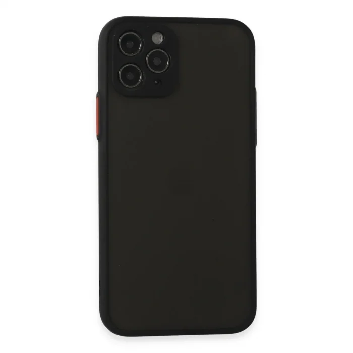 Apple İphone 11 Pro Kılıf Montreal Silikon Kapak - Siyah