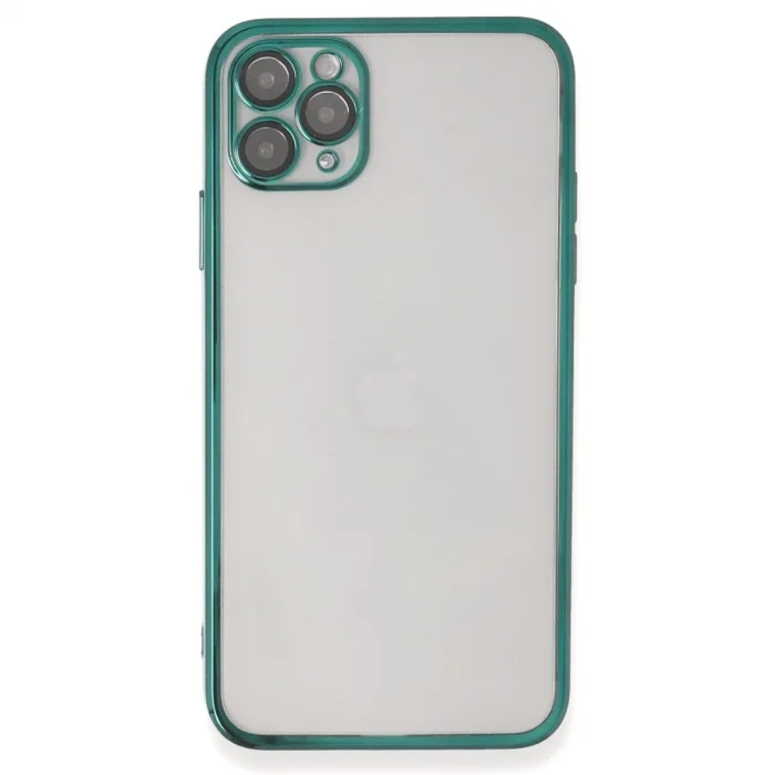 Apple İphone 11 Pro Kılıf Razer Lensli Silikon - Yeşil