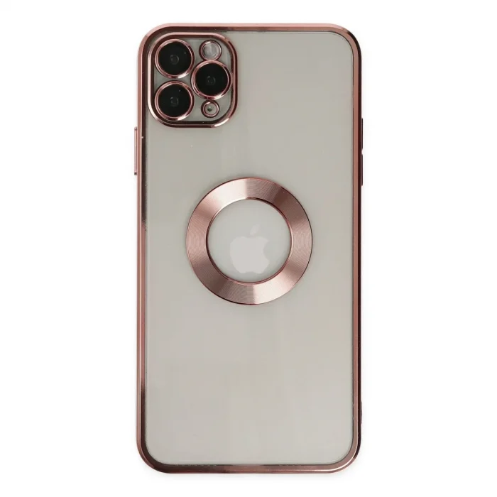Apple İphone 11 Pro Kılıf Slot Silikon - Rose Gold