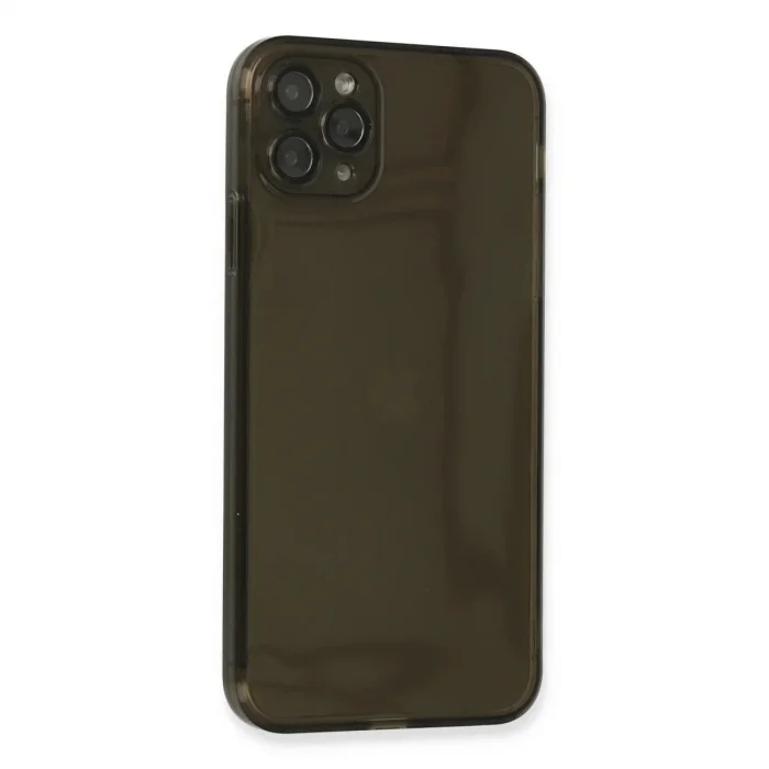Apple İphone 11 Pro Max Kılıf Fly Lens Silikon - Siyah