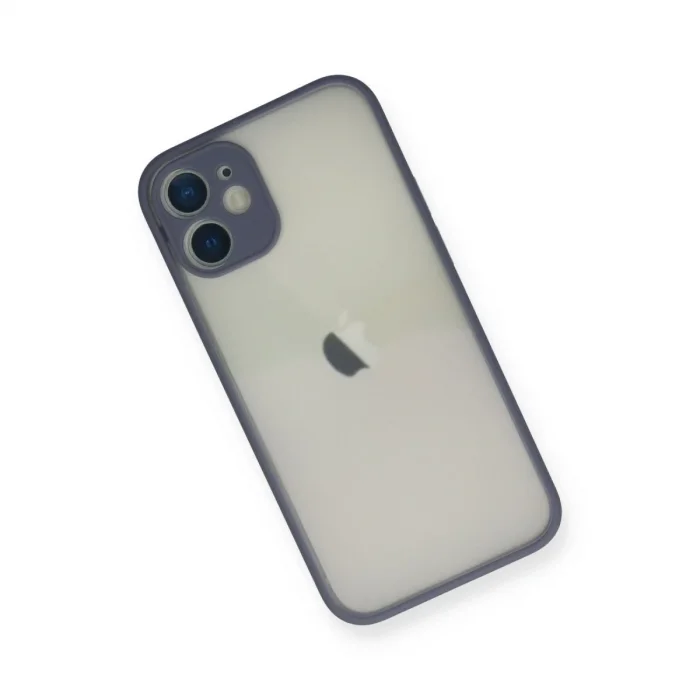 Apple İphone 11 Pro Max Kılıf Montreal Silikon Kapak - Gri