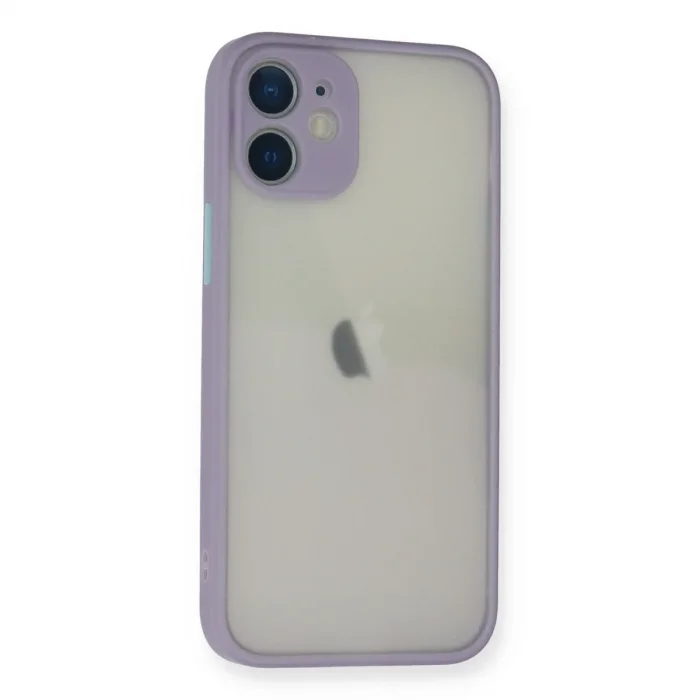 Apple İphone 11 Pro Max Kılıf Montreal Silikon Kapak - Mor