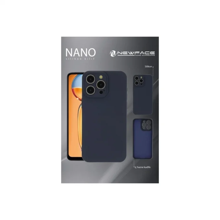 Apple İphone 11 Pro Max Kılıf Nano İçi Kadife Silikon - Mavi