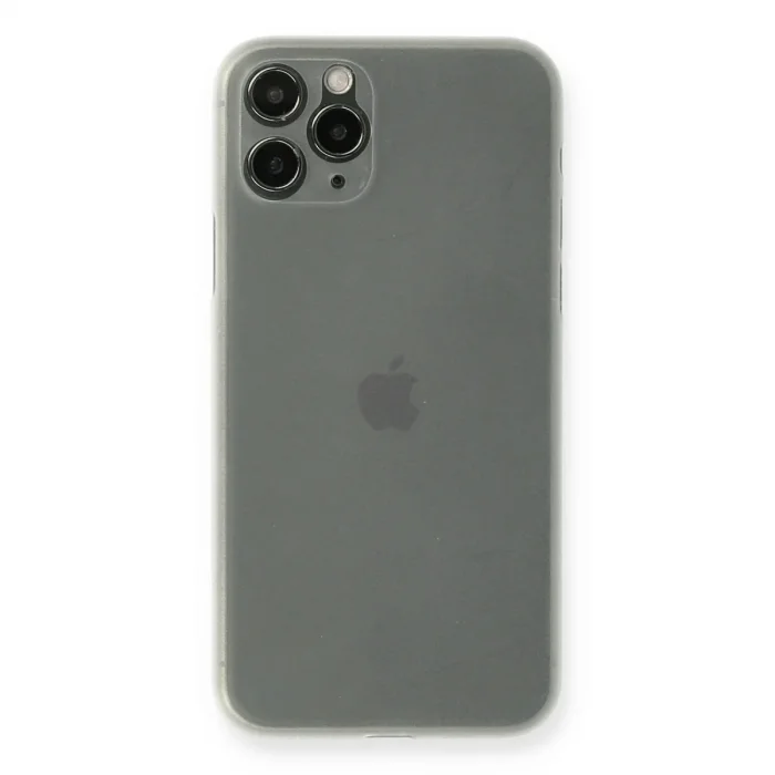 Apple İphone 11 Pro Max Kılıf Pp Ultra İnce Kapak - Beyaz