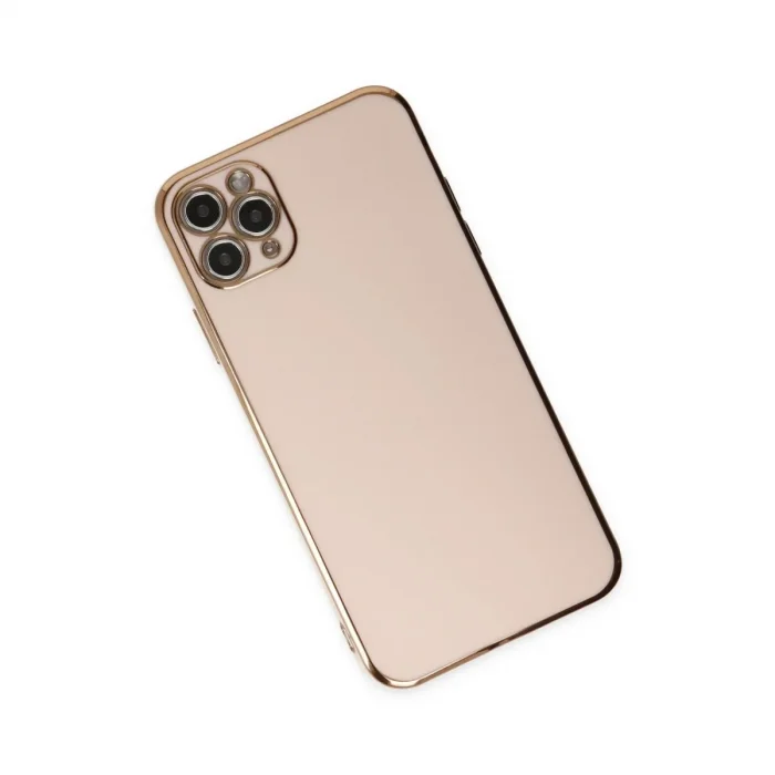 Apple İphone 11 Pro Max Kılıf Volet Silikon - Pembe