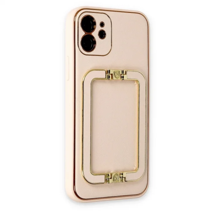 İphone 12 Kılıf Coco Elit Kapak - Gold