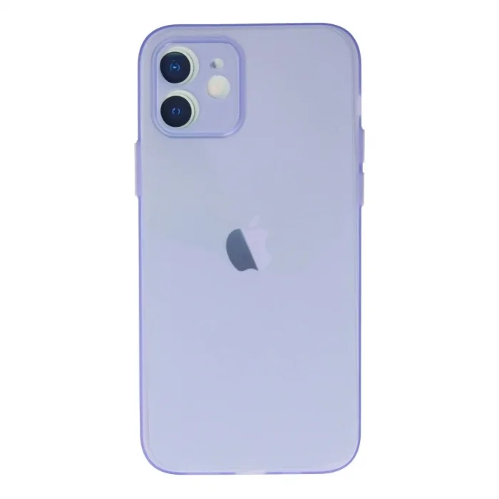 Apple İphone 12 Kılıf Puma Silikon - Mor