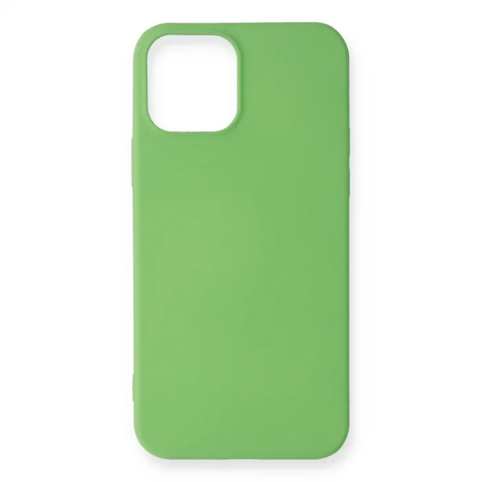 İphone 12 Mini Kılıf First Silikon - Yeşil
