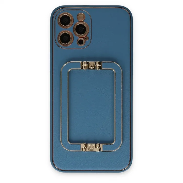 İphone 12 Pro Kılıf Coco Elit Kapak - Mavi