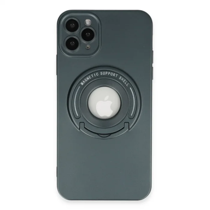 Apple İphone 12 Pro Kılıf Lukka Magneticsafe Kapak - Koyu Yeşil