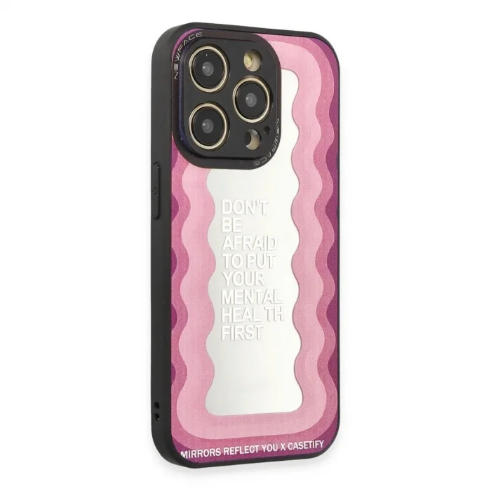 İphone 12 Pro Kılıf Mirror Desenli Kapak - Mirror - 11
