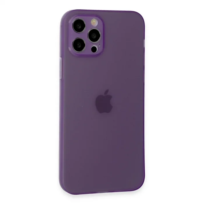 İphone 12 Pro Kılıf Puma Silikon - Koyu Mor