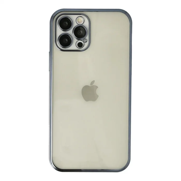 Apple İphone 12 Pro Kılıf Razer Lensli Silikon - Lacivert