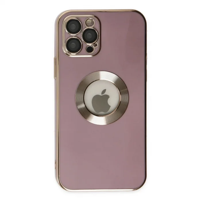 İphone 12 Pro Kılıf Store Silikon - Mor