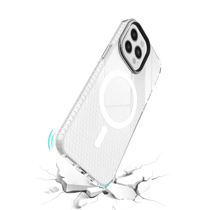 İphone 12 Pro Max Kılıf Beta Magneticsafe Silikon - Şeffaf