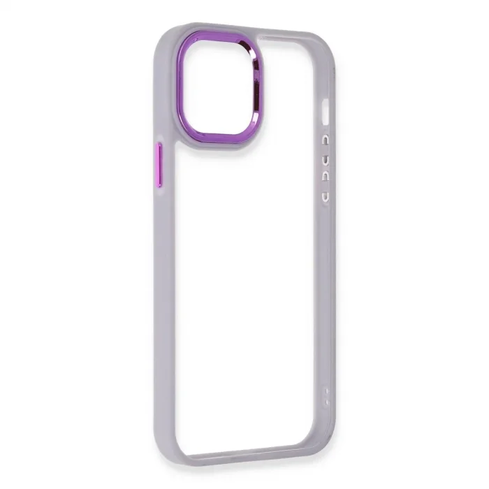 İphone 12 Pro Max Kılıf Dora Kapak - Lila