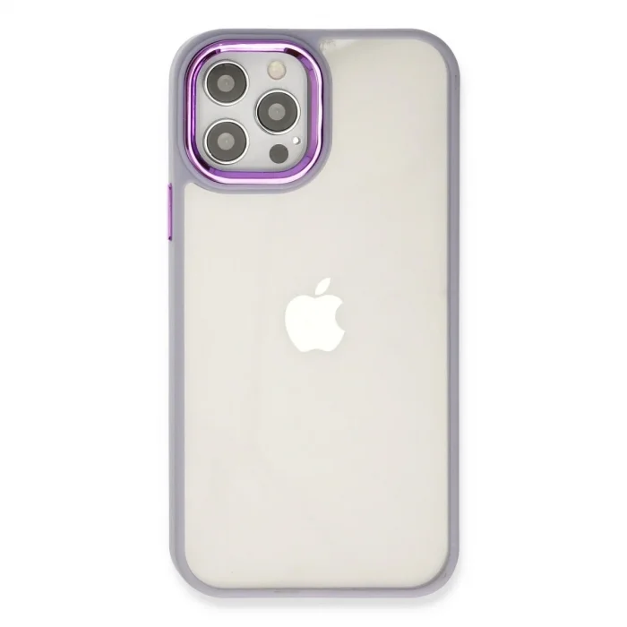 İphone 12 Pro Max Kılıf Dora Kapak - Lila