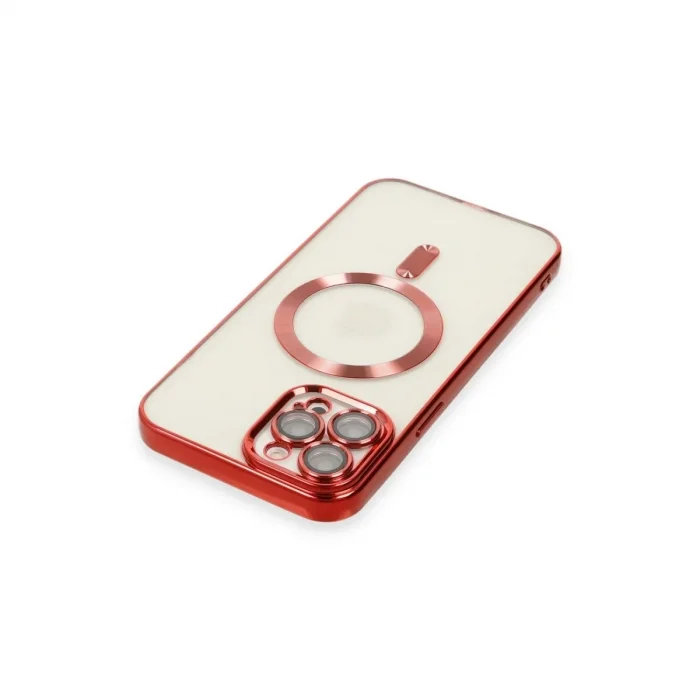 Apple İphone 12 Pro Max Kılıf Kross Magneticsafe Kapak - Kırmızı
