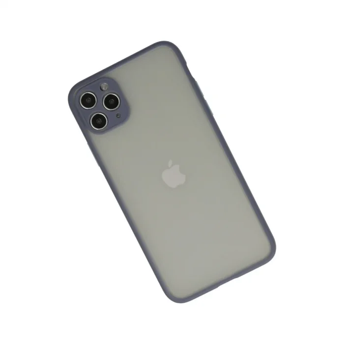 Apple İphone 12 Pro Max Kılıf Montreal Silikon Kapak - Gri