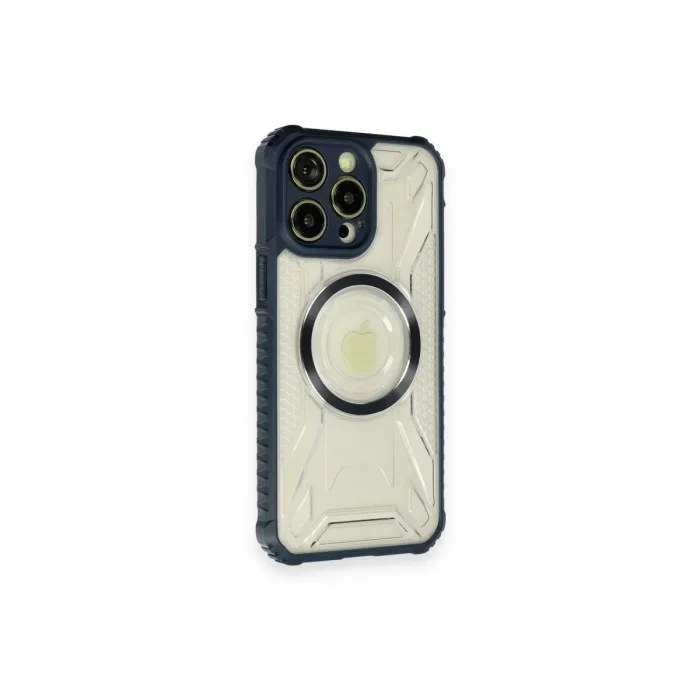 Apple İphone 12 Pro Max Kılıf Prag Magneticsafe Kapak - Lacivert