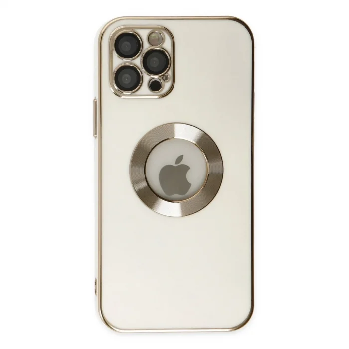 Apple İphone 12 Pro Max Kılıf Store Silikon - Beyaz