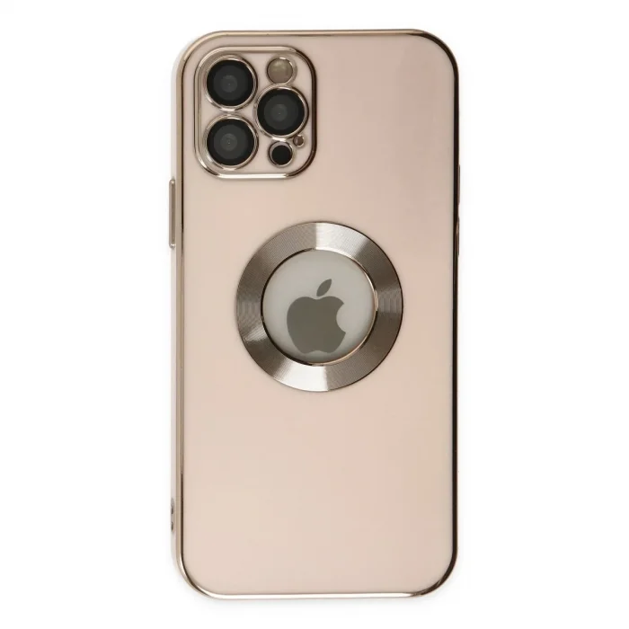 Apple İphone 12 Pro Max Kılıf Store Silikon - Pembe
